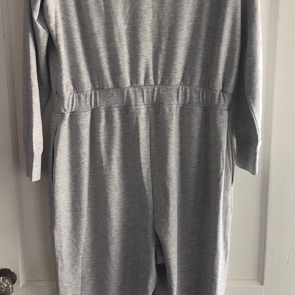 Grey Sweater Jumpsuit - Picture 3 of 4